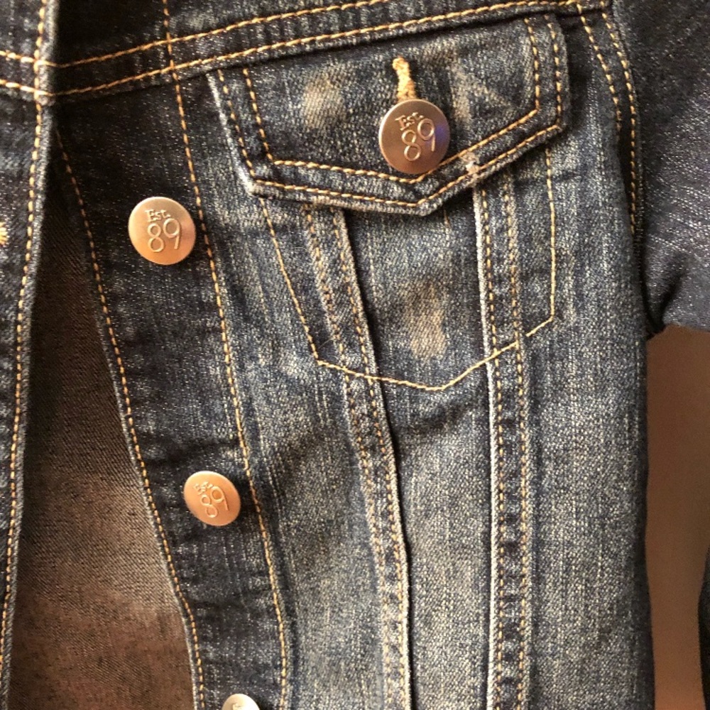 Girls justice denim jacket